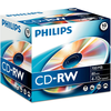 1x10 Philips CD-RW 80min 700MB 4-12x JC