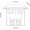 Philips Įleidžiamas INOX šviestuvas 1X3W 230V IP67