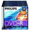 1x10 Philips DVD-R 4,7GB 16x SL