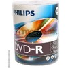 1x100 Philips DVD-R 4,7GB 16x SP