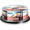 1x25 Philips DVD+RW 4,7GB 4x SP