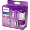 Philips Żarówka LED E27, 4.3W, 470lm, 2700K 2 vnt.