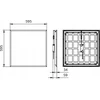 „Philips Fixture“ skydelis 911401820385 Ledinaire 34W W60L60 3400lm 4000K RC065B LED34S/840 PSU NIGHT BN