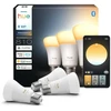 Philips Hue WA 810 A60 3P EU | E27 | 6 W | Warm to cool baltas light | Bluetooth, Zigbee