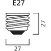 Philips infrared lamp BR125 IR 150W E27 230-250V Raudona