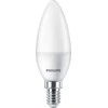 „Philips“ LED klasikinė lempa 40W E14 žvakė šilta 470lm matinė 6 vnt. P