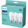 „Philips“ LED lemputės E27, 3 vnt. pakuotėje, 100 W, 4000 K