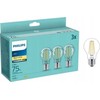 „Philips“ LED lempos E27, 3 vnt., 75 W, 2700 K, su gijomis