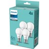 Philips LED lempa E27 4-pack 60W 4000K