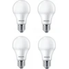 Philips LED Lamp E27 4-Pack 75W 4000K
