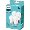 Lemputė Philips LED, A60, 2700 °K, E27, 10 W, 1055 lm 4 vnt
