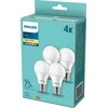 Lemputė Philips LED, A60, 2700 °K, E27, 10 W, 1055 lm 4 vnt