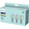 Philips LED lemputė E27, 4.3W, 470lm, 2700K 3 vnt.
