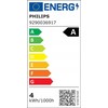 Philips LED standard E27 830 840lm 4W permatomas