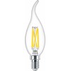 Philips LED WarmGlow Lampe 40W E14 Kerze Klar 1er P