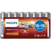 Philips maitinimo šarminė baterija LR03P32FV/10, Vienkartinės baterijos, AAA, Šarminė, 1,5 V, 32 vnt., 3 metai