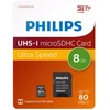 „Philips Micro SDHC“ kortelė 8 GB, 10 klasės, UHS-I, U1, su adapteriu