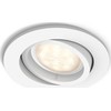 Philips myLiving SHELLBARK baltas LED įleidžiamas taškinis šviestuvas, Įleidžiamas šviestuvas, Nekeičiama(-os) lemputė(-ės), 1 lemputė(-ės), LED, 4,5 W, Baltas