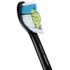 2 dalių šepetėlių galvučių pakuotė Philips Sonicare Optimal White, Juodos spalvos HX6062/88