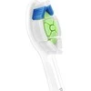 2 dalių šepetėlių galvučių pakuotė Philips Sonicare Optimal White, Baltos spalvos HX6062/87
