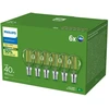 Philips Ultra Efficient Żarówka LED E14 | P45 | 2.1W = 40W | 2700K Ciepła | 6 vnt.