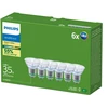 Philips Ultra Efficient Żarówka LED GU10 | 35W | 190lm/W | 2700K Ciepła | 36° | 6 vnt.