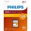Atminties kortelė „Philips“ SDXC kortelė 128 GB 10 klasės UHS-I U3 V30 A1