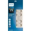 Sumuštinių keptuvas „Philips“ viršįtampių apsauga be kontakto po stalu, 8 „schuko“ lizdai, „Philips“