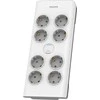 Sumuštinių keptuvas „Philips“ viršįtampių apsauga be kontakto po stalu, 8 „schuko“ lizdai, „Philips“