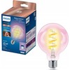 Lemputė Wiz Philips Smart WiFi Filament Clear G95 RGB | E27 | 6.3 W | Full colour