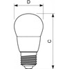 Philips CorePro LED 31242500, 2,8 W, 25 W, E27, 250 lm, 15 000 val., Šiltai balta