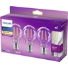 Philips Żarówka LED E27, 4.3W, 470lm, 2700K 3 vnt.