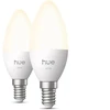 „Philips Hue“ E14 3,7 W „Balta Light“ (2700 K) B39 žvakinė lemputė, 2 vnt. pakuotėje