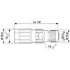 Legrand Phoenix Contact 4-pin jutiklis jungtis M12 tiesiai SACC-M12FS-4QO-0,75-M (1641772)