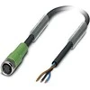 Phoenix Contact Simple M8 1,5m SAC- 3P-1.5-PUR / M 8FS (1669712) daviklio kabelis
