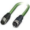 Phoenix Contact Tinklo kabelis 4 gyslų ekranuotas Tiesūs kištukai M12 PROFINET 100 Mb/s Tiesi lizdas M12 kod. D 5m NBC-M12MSD/ 5,0-93B/M12FSD (1407555)