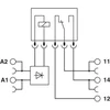Phoenix Contact Przekaźnik interfejsowy 1P 24V DC su gniazdem PLC-RSC 24DC/21 (2966171)