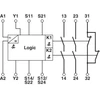 Phoenix Contact Saugos relė dvirankiai valdymo 24V AC / DC PSR- SCP - 24UC / THC4 / 2X1 / 1X2 (2963721)