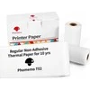 Phomemo Papier Baltas Kasetė Papildymai 3 ritinėliai 53 mm 53 mm, skirti Phomemo T02 / M02 PRO / M02X / Q12-RM10
