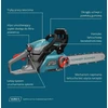 Konner &amp; Sohnen KÖNNER &amp; SÖHNEN KS BENZININIS GRANDININIS PJŪKLAS CS18G-14C