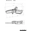 Šakų genėjimo grandininis pjūklas Metabo MS 18 LTX 15; 18 V; 15 cm juosta (be akumuliatoriaus ir pakrovėjo)