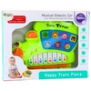 Lean Toys Mokomasis pianinas vaikams žalias lokomotyvas