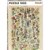 Dėlionė Piatnik Puzzle 1000 – Millot, PIATNIK Gėlės