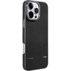 Laut KEV PROTECT Dupont Aramid Fiber dėklas skirtas Apple iPhone 16 Pro, Juodas