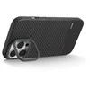 Laut KEV PROTECT Dupont Aramid Fiber dėklas skirtas Apple iPhone 16 Pro Max, Juodas