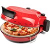 Sumuštinių keptuvas Pizza orkaitė GIRMI FP5002 Raudonas