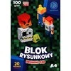Piešimo bloknotas A4/20K 100g Pixel (10vnt.) ASTRA
