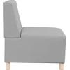 Fotelis Modulinis sofa vienetas be rankų Debesų pilka 55 x 74 x 82 cm
