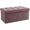 Pilkas aksominis pufas 76x38x38cm Ruhhy 26130