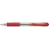 Raudonas Pilot Super Grip rašiklis su 0,7 mm antgaliu